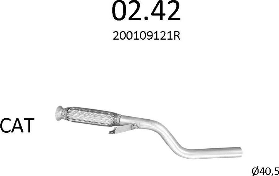 Edex 3734 - Sistem de esapament - allinparts.ro