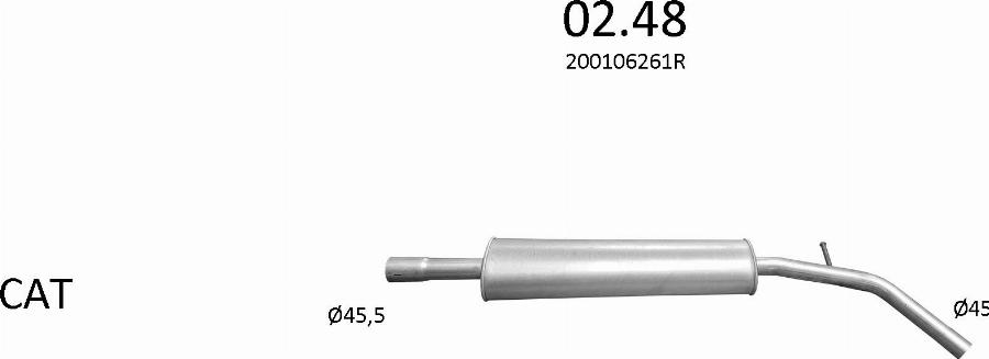 Edex 3723 - Sistem de esapament allinparts.ro