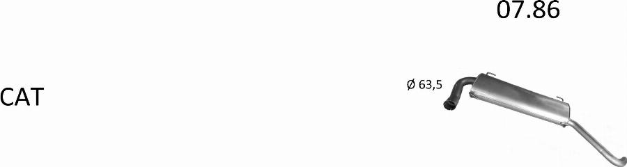 Edex 2981 - Sistem de esapament - allinparts.ro