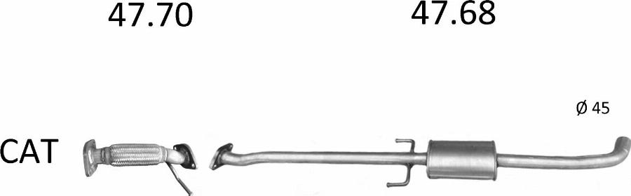 Edex 2934 - Sistem de esapament allinparts.ro