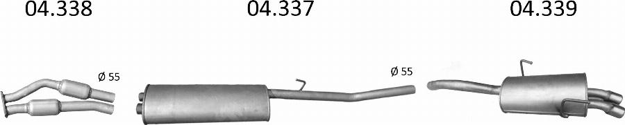 Edex 2921 - Sistem de esapament allinparts.ro