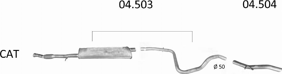 Edex 2928 - Sistem de esapament allinparts.ro