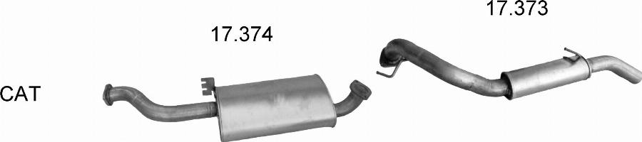 Edex 2592 - Sistem de esapament allinparts.ro