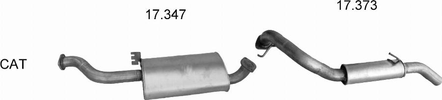 Edex 2597 - Sistem de esapament allinparts.ro