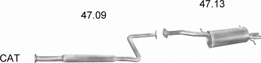 Edex 2692 - Sistem de esapament - allinparts.ro