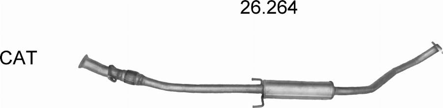 Edex 2648 - Sistem de esapament - allinparts.ro
