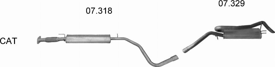 Edex 2653 - Sistem de esapament allinparts.ro
