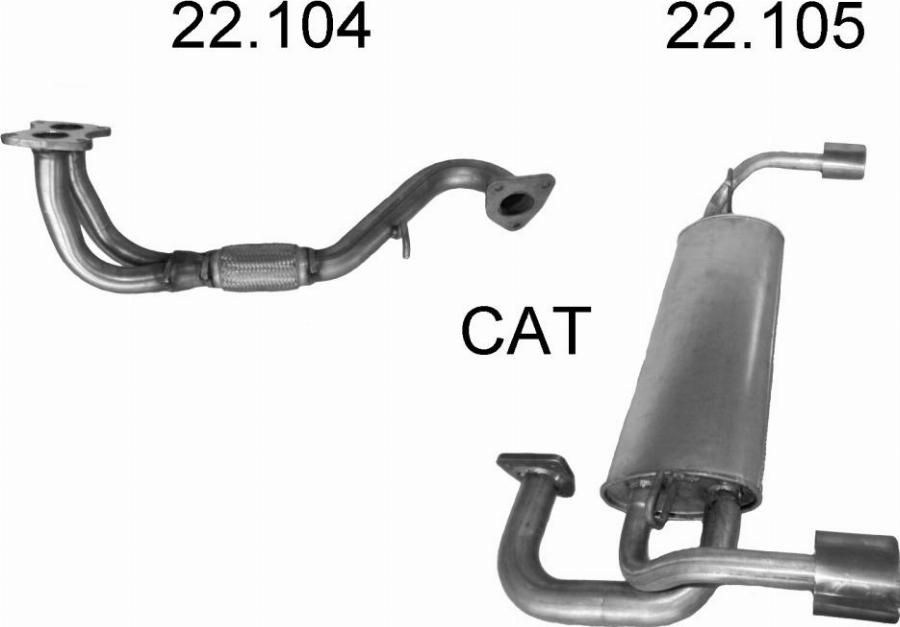 Edex 2664 - Sistem de esapament allinparts.ro