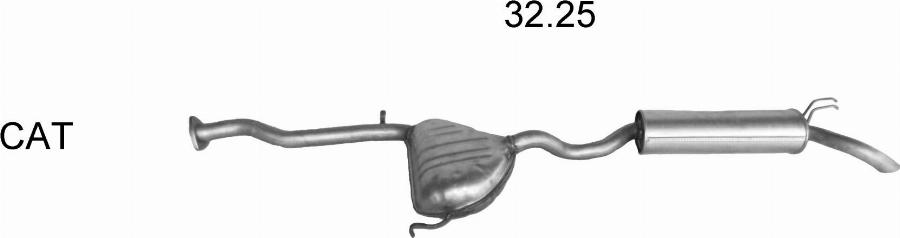 Edex 2666 - Sistem de esapament allinparts.ro