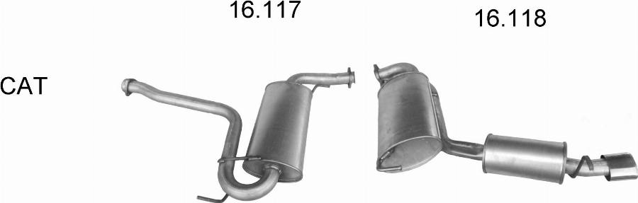 Edex 2681 - Sistem de esapament allinparts.ro