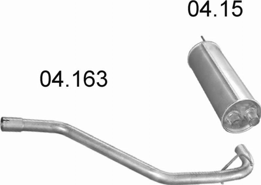 Edex 235 - Sistem de esapament - allinparts.ro