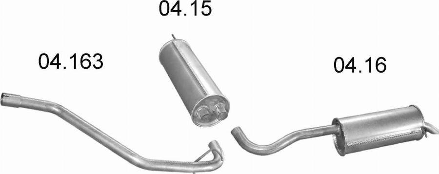 Edex 230 - Sistem de esapament - allinparts.ro