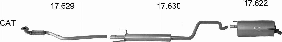 Edex 2332 - Sistem de esapament - allinparts.ro
