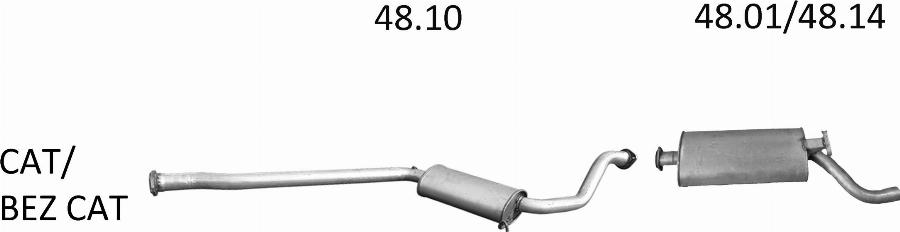 Edex 2289 - Sistem de esapament allinparts.ro