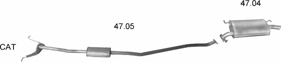 Edex 2283 - Sistem de esapament allinparts.ro