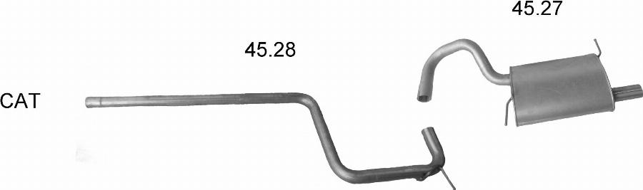 Edex 2277 - Sistem de esapament allinparts.ro