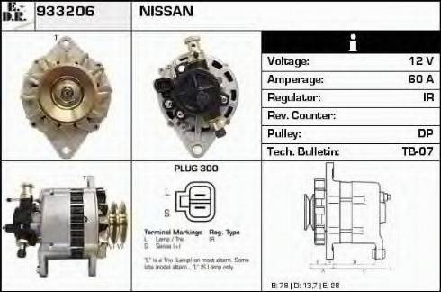EDR 933206 - Generator / Alternator - allinparts.ro