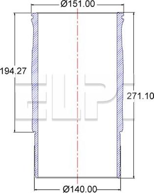 ELPI LP180 3346 - Camasa cilindru - allinparts.ro