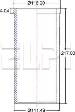ELPI LP180 2808 - Camasa cilindru allinparts.ro
