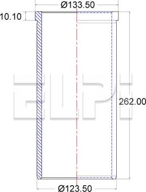 ELPI LP180 2218 - Camasa cilindru allinparts.ro