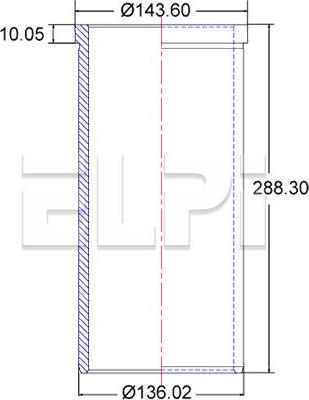 ELPI LP180 2230 - Camasa cilindru allinparts.ro