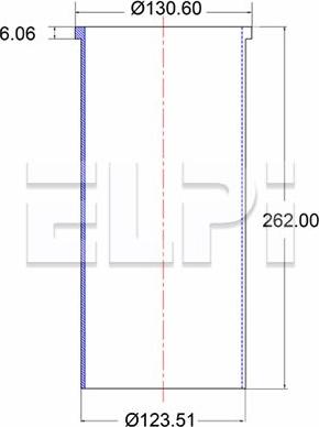 ELPI LP180 2221 - Camasa cilindru allinparts.ro