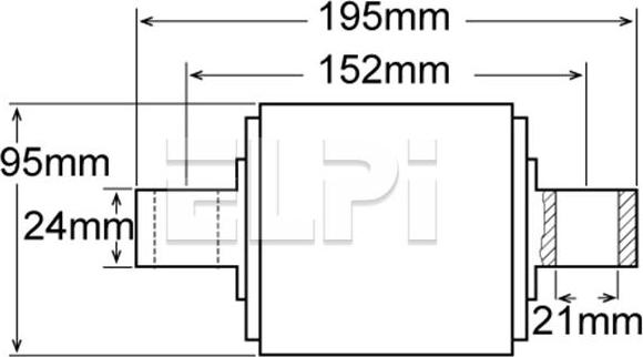 ELPI LP205 3045 - Chit reparatie, brat allinparts.ro