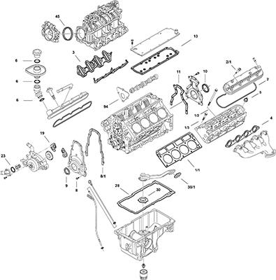 Elring LS Gen IV LS2 - Set garnituri complet, motor - allinparts.ro