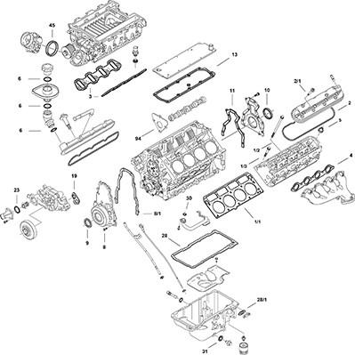 Elring LS Gen IV LSA - Set garnituri complet, motor - allinparts.ro