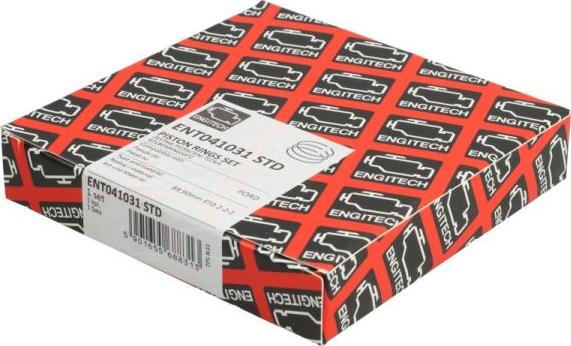 ENGITECH ENT041031 STD - Set segmenti piston - allinparts.ro