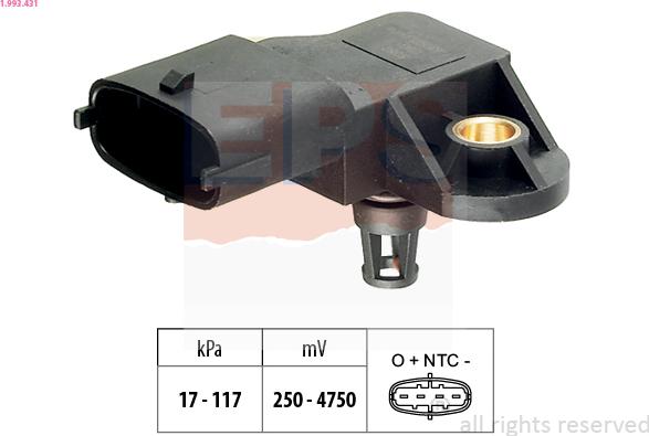 EPS 1.993.431 - Senzor presiune aer allinparts.ro