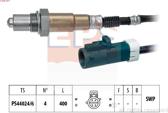 EPS 1.997.611 - Sonda Lambda - allinparts.ro