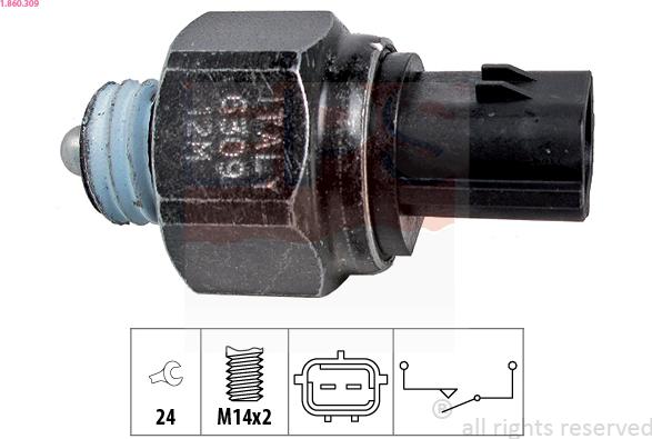 EPS 1.860.309 - Comutator, lampa marsalier - allinparts.ro