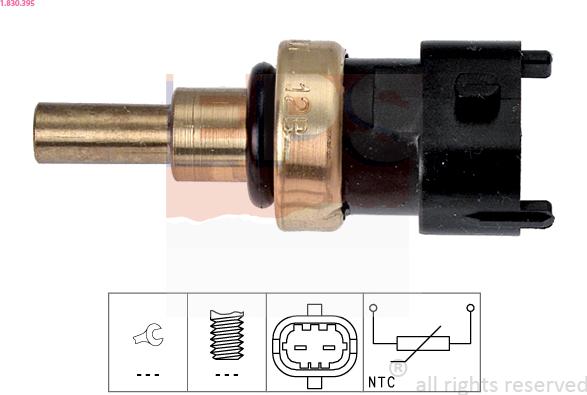 EPS 1.830.395 - Senzor,temperatura lichid de racire allinparts.ro