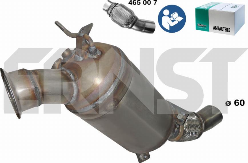 ERNST 910057 - Filtru funingine / particule, sist.de esapament - allinparts.ro
