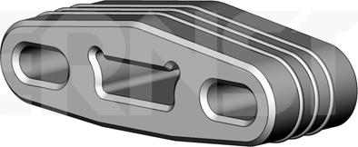 ERNST 499040 - Suport, toba esapament - allinparts.ro
