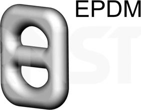 ERNST 499033 - Suport, toba esapament - allinparts.ro