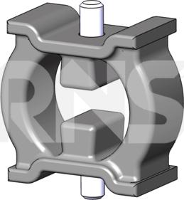 ERNST 496018 - Suport, toba esapament - allinparts.ro