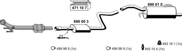 ERNST 040724 - Sistem de esapament - allinparts.ro
