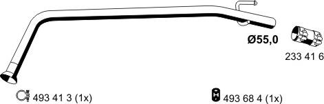 ERNST 048446 - Racord evacuare - allinparts.ro