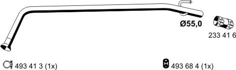 ERNST 048453 - Racord evacuare - allinparts.ro