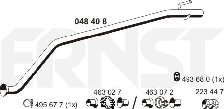 ERNST 048408 - Racord evacuare - allinparts.ro