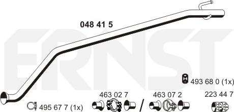 ERNST 048415 - Racord evacuare - allinparts.ro