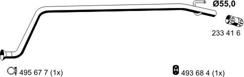 ERNST 048439 - Racord evacuare - allinparts.ro