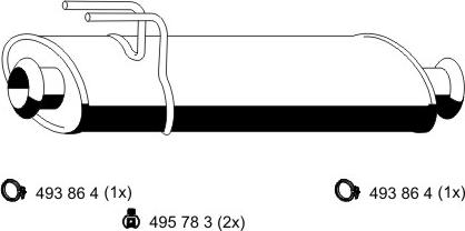 ERNST 048002 - Toba esapamet intermediara - allinparts.ro