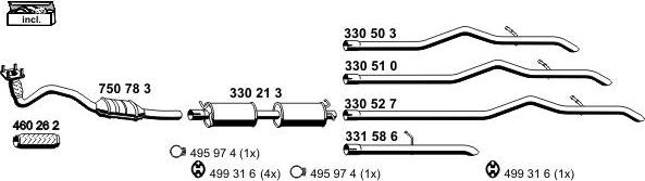 ERNST 030427 - Sistem de esapament allinparts.ro