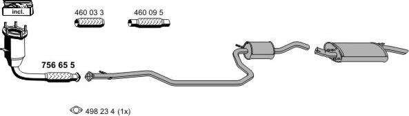 ERNST 030155 - Sistem de esapament allinparts.ro