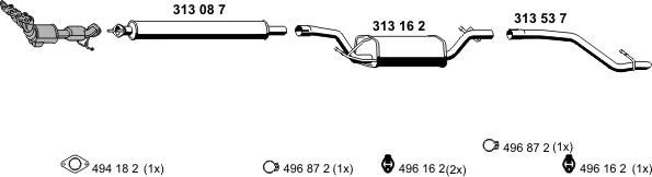 ERNST 031410 - Sistem de esapament allinparts.ro