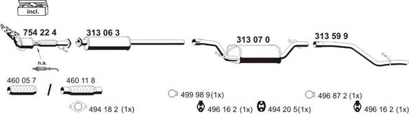 ERNST 031023 - Sistem de esapament - allinparts.ro