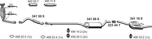 ERNST 031140 - Sistem de esapament - allinparts.ro